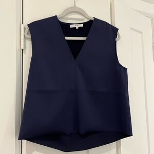 Tibi Navy Top
